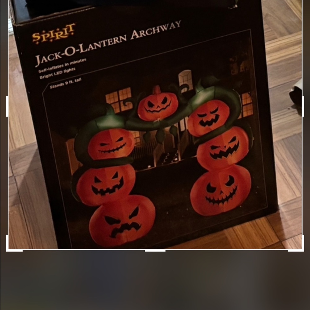 Jack o lantern inflatable brand new still in box.